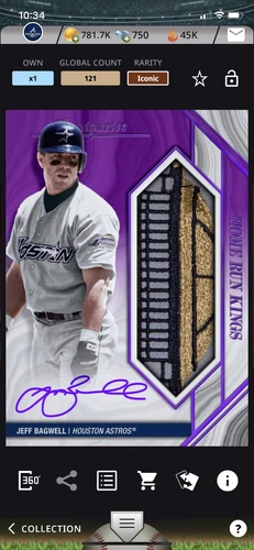 Topps Bunt Mega Pack Luminaries 22 Jeff Bagwell Iconic DIGITAL