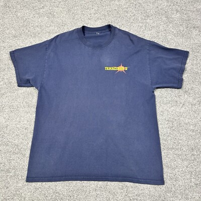 Vintage Tenacious D High Five Size Large Blue Shirt Kyle Gass Jack Black