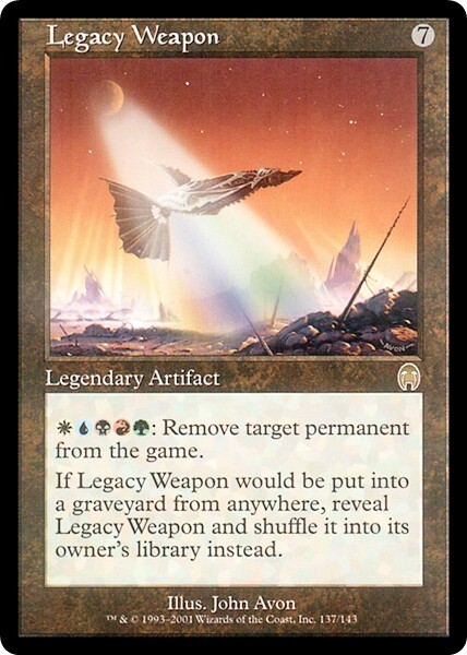 LEGACY WEAPON x1 mtg LP Apocalypse 1 Rare