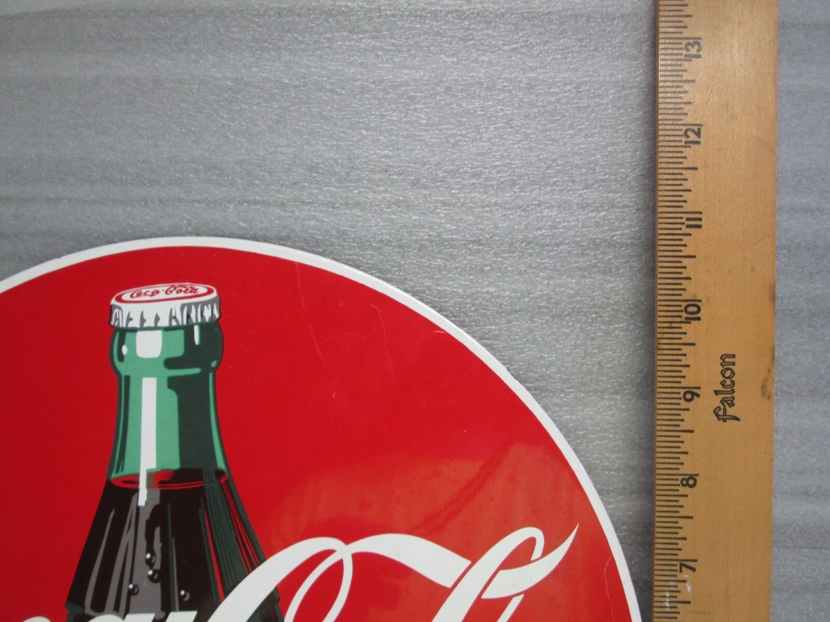 COCA-COLA BEAUTIFUL ROUND SIGN ANDE ROONEY PORCELAIN 11” | eBay