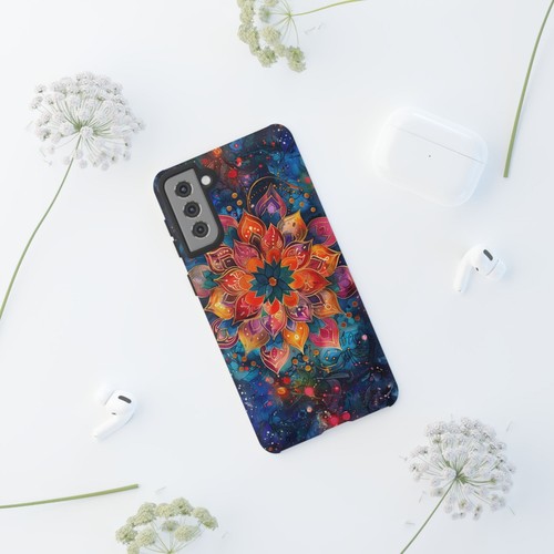 Mandala Flower Watercolor Phone Case for iPhone, Samsung Galaxy, Pixel - 第 214/256 張圖片