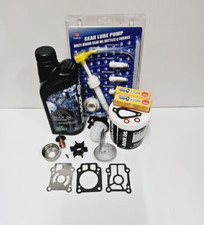 Mercury Outboard 25 30 hp 2 Stroke FULL Service Kit 2 cyl single carb SN 0N0..