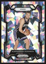 2023-24 Panini Prizm #281 Aleksandar Vezenkov Prizms Ice RC