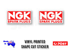 <!--F#f_0-->2 x NGK Spark Plugs Vinyl Decal Stickers Small - JDM Japan Engine FREE POST!<!--F/-->