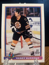 1991-92 Bowman Randy Burridge Washington Capitals #349