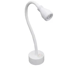 Indoor 3W COB LED Wall Fixture Lights Picture Lamp Goose-neck Spotlight Button