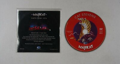 Cat Stevens Majikat DVD 2004 Rare Advance DVD/EPK
