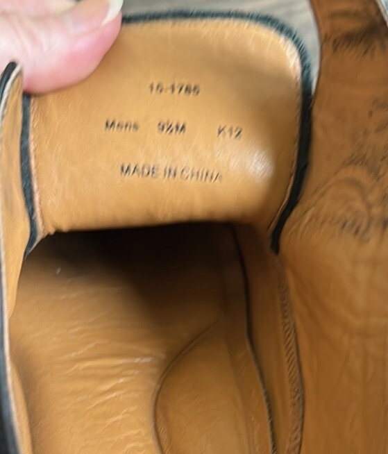 Men's Johnston & Murphy Black Leather 9.5M Monk S… - image 6