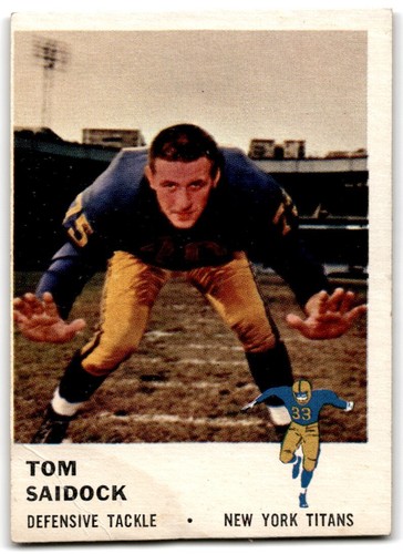 Tom Saidock #219 1961 Fleer card