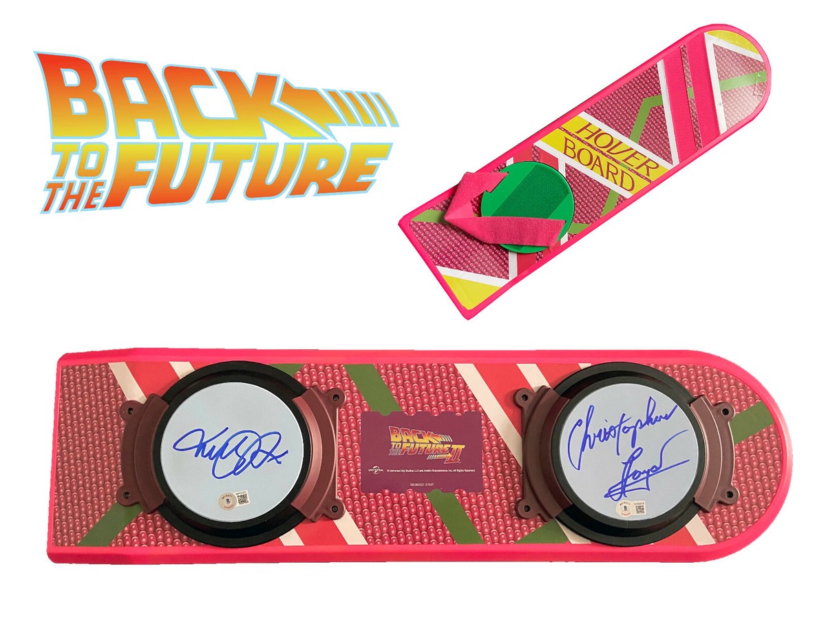 CHRISTOPHER LLOYD MICHAEL J FOX SIGNED BACK TO THE FUTURE