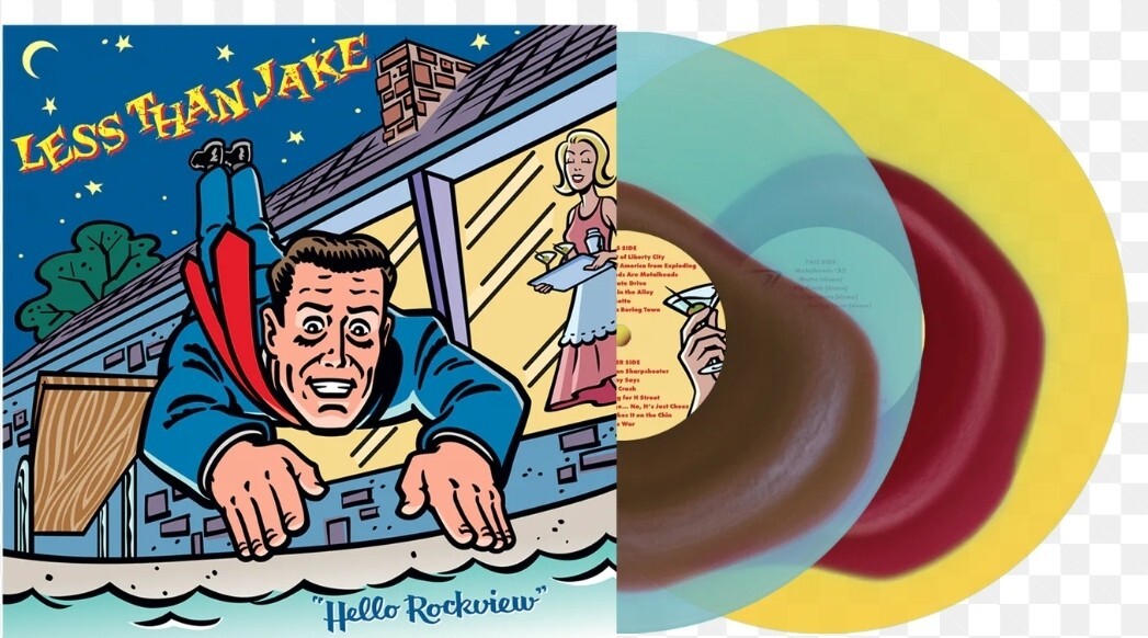 LESS THAN JAKE Hello Rockview アナログ レコード Less Than Jake-Hello Rockview 2LP 25th Anniversary Yellow