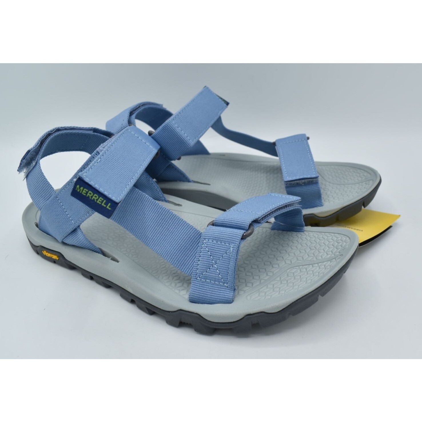 Sandali scarpe Merrell donna taglia 8 frangiflutti stonewash blu cinturino