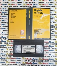 VHS film IL GIALLO A SCUOLA A CURA DI GIUSEPPE PETRONIO 1999 PALUMBO VP200 (F291