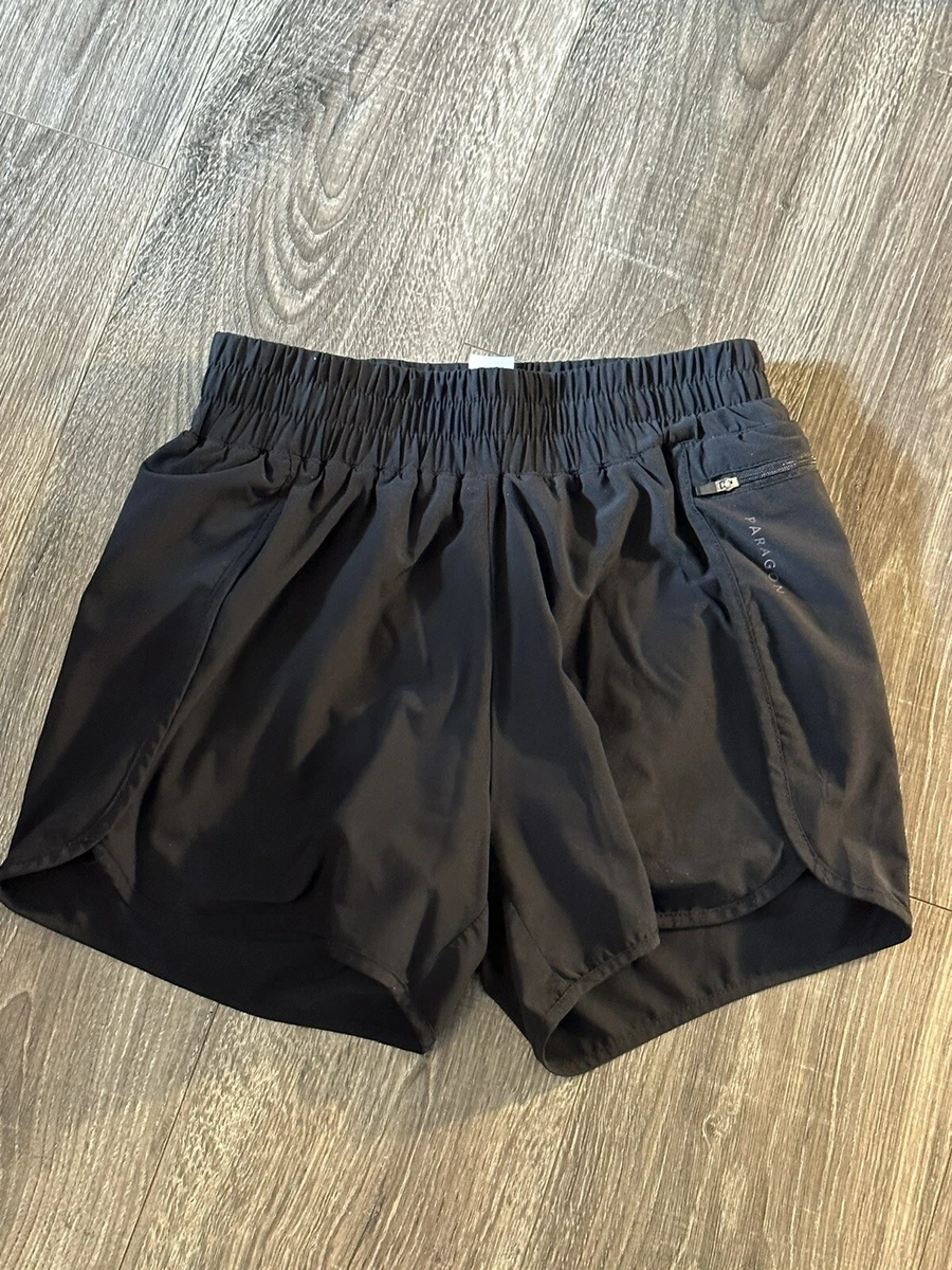 Paragon Fitwear Black Athletic Running Shorts, Women's Size small