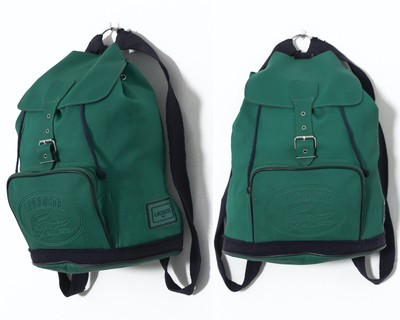 lacoste green backpack