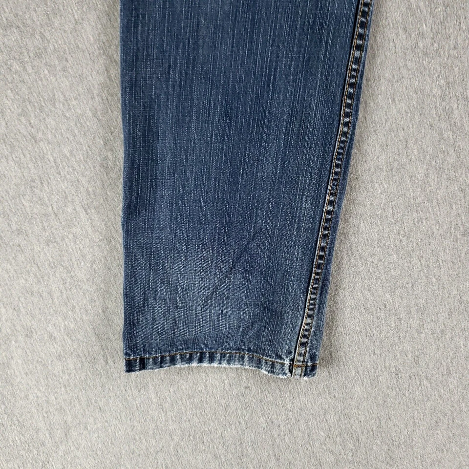 Vintage Hurley 30 Short Jeans Straight Leg Classic Retro 100% Cotton Denim Y2K - Image 4 of 4