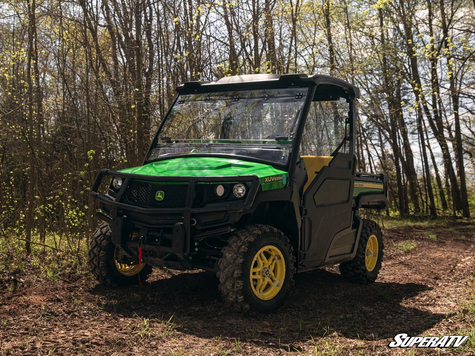 Устойчивое к царапинам откидное ветровое стекло SuperATV для John Deere Gator XUV 835/865 - Изображение 2 из 4