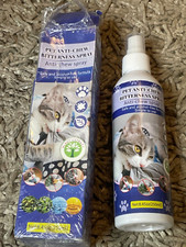 Cat Pet Anti-Chew Bitterness Spray - Safe  Alcohol Free - 8.45 fl oz