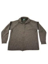 Rodd & Gunn Sweater Mens L Alpaca Wool Zip Up Mock Neck