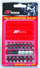 PT30701 - PkTool - 1/4” HEX SCREWDRIVER, HEX & STAR BITS SET