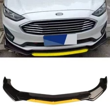 For Ford Fusion Front Bumper Lip Spoiler Splitter Diffuser Glossy Black Yellow