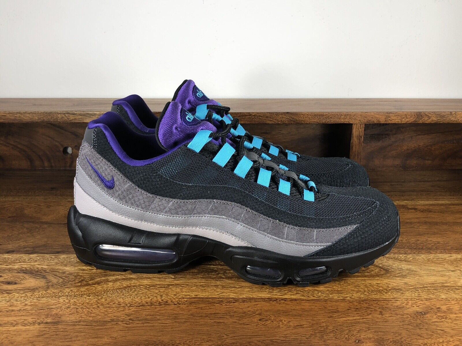 media kloof Ga naar het circuit Size 11 - Nike Air Max 95 Black Grape for sale online | eBay