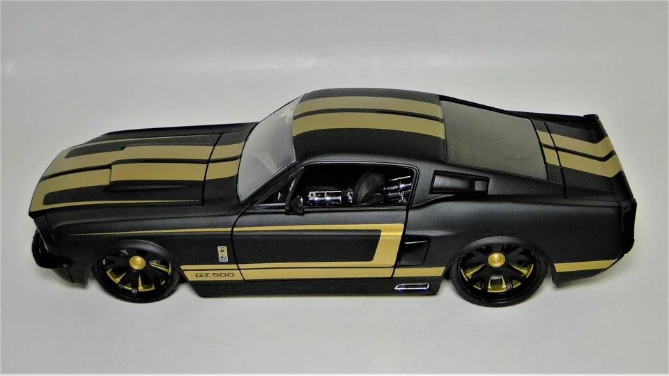 Carrusel Ford Mustang GT 1 18 Hot Rod 12 Custom 24Dragster 1967 negro 1969 Foto 4 de 4