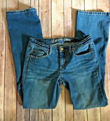 American Eagle Outfitters Stretch Distressed True Boot Jeans Women's Size 6 (K32