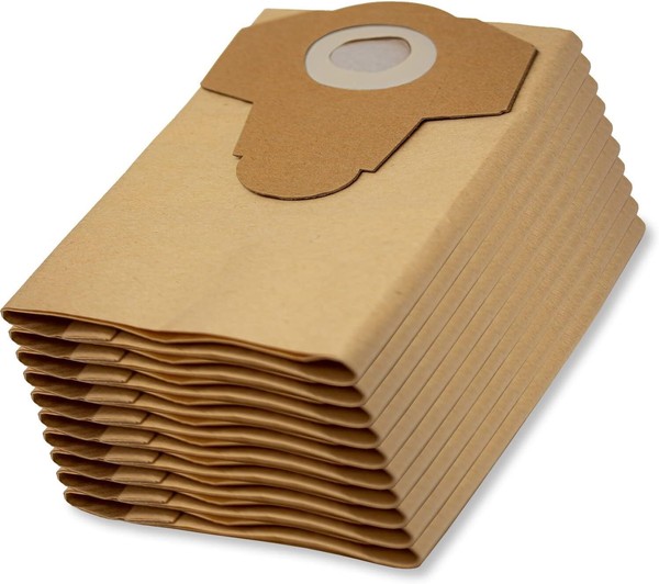 10 bolsas de polvo Parkside Lidl para aspiradora PNTS 1250 1300 A1 B2 C3 D3 E4 F5 PWD 12