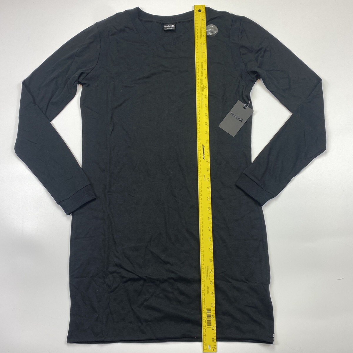 Hurley Dri Fit Long Sleeve Dress Black Womens Size XL | eBay