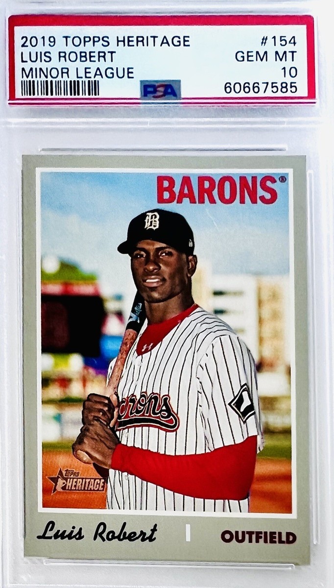 2019 Topps Heritage Luis Robert “Barons” Minor League Card #154