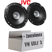 Jvc Lautsprecher FüR Vw Golf 3 16Cm Auto 300W Koaxe Boxen Kfz Pkw Paar Einbauset