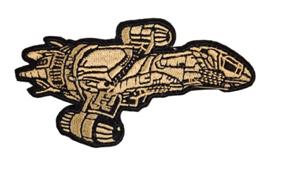 Iron On Patch featuring Serenity Firefly Class Ship Pop Culture Classics
