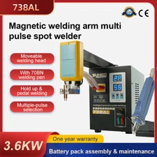 AU 738AL Magnetic Detachable Telescopic  Arm Precision Spot Welding Machine
