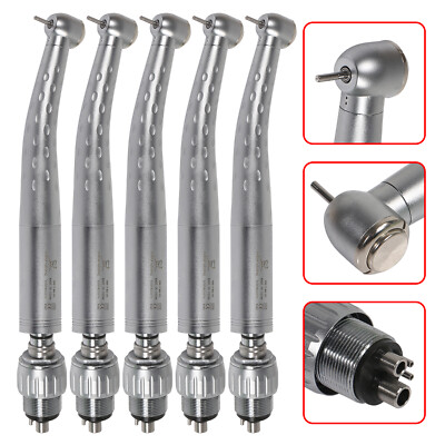1-5pcs Dental High Speed Handpiece+Quick Coupler Swivel 4-Holes