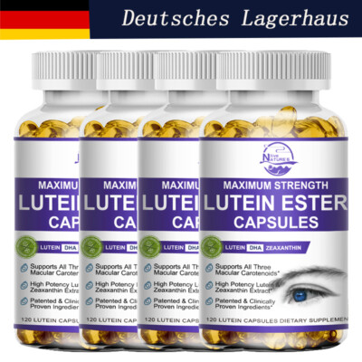 Lutein Kapseln Zeaxanthin, Heidelbeerextrakt Relief Strain 120 vegan Kapseln