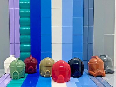 1x random lego star wars CAC helmet blank - gezielte Auswahl möglich - NEU