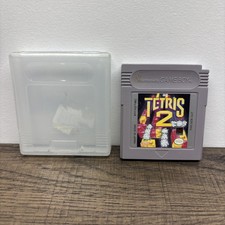 Tetris 2 Nintendo Gameboy Cartridge And Clear Case