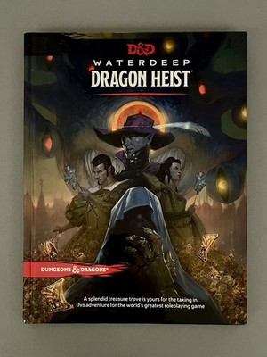 Dungeons & Dragons WATERDEEP DRAGON HEIST Wizards RPG Map Attached D&D 2018
