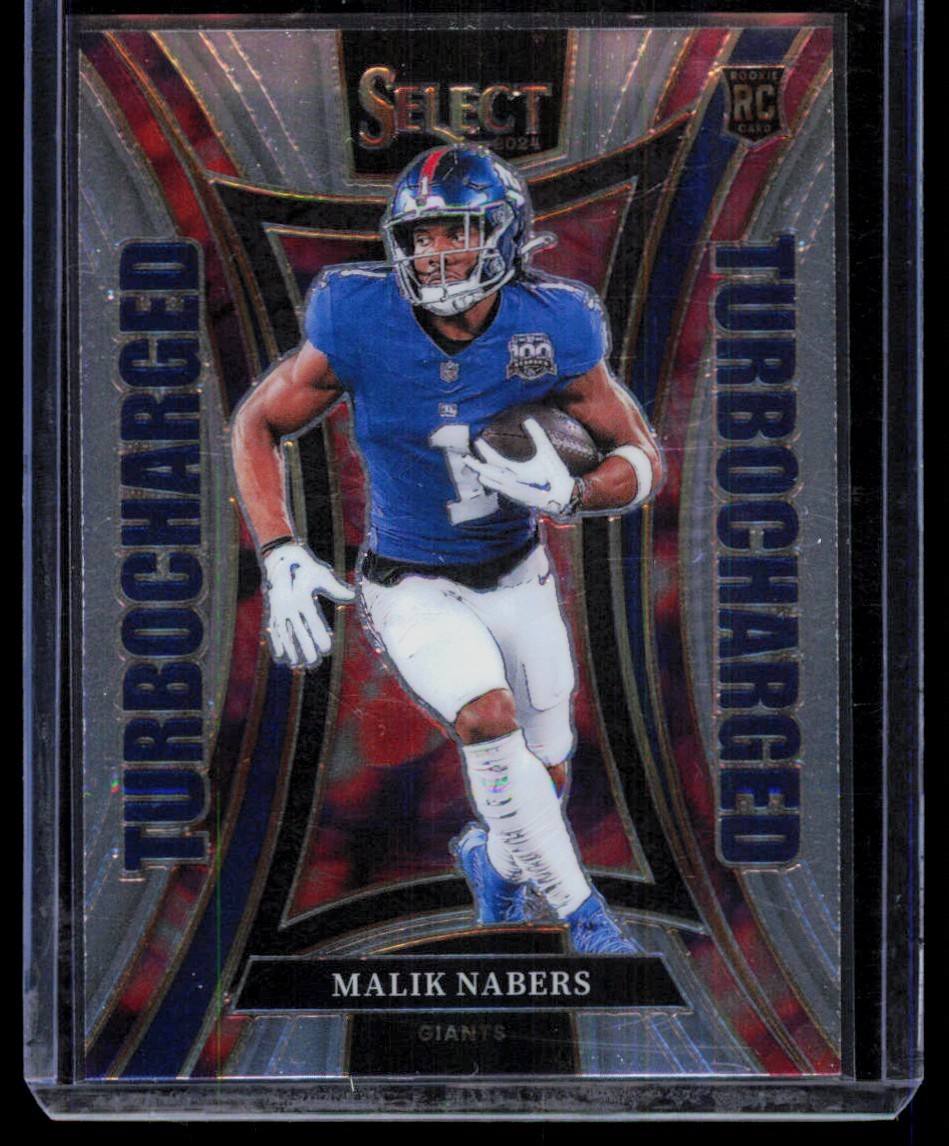 2024 Panini Select Turbocharged Malik Nabers New York Giants #15
