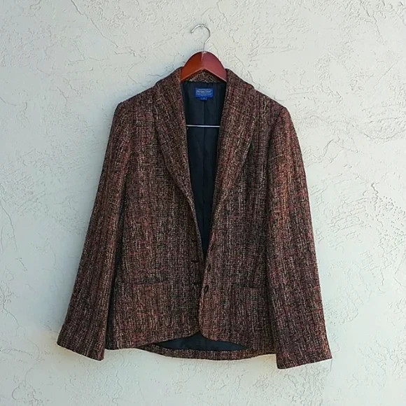 PENDLETON Blazer Jacket Button Front Women's Size… - image 2