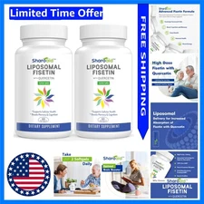 98% Pure Fisetin and Quercetin - 120 Softgels for Superior Antioxidant Support