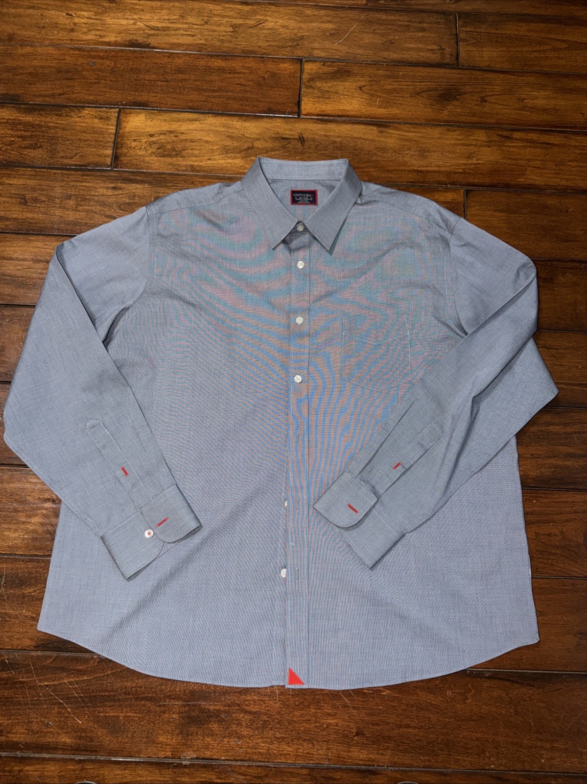 Men's UNTUCKIT SOLID  LONG SLEEVE BUTTON DOWN SHI… - image 1