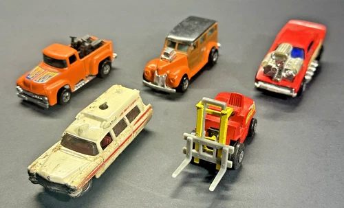 Vintage Mix Lot Toy Dicast Car Truck Matchbox Hot Wheels Big Banger Woody