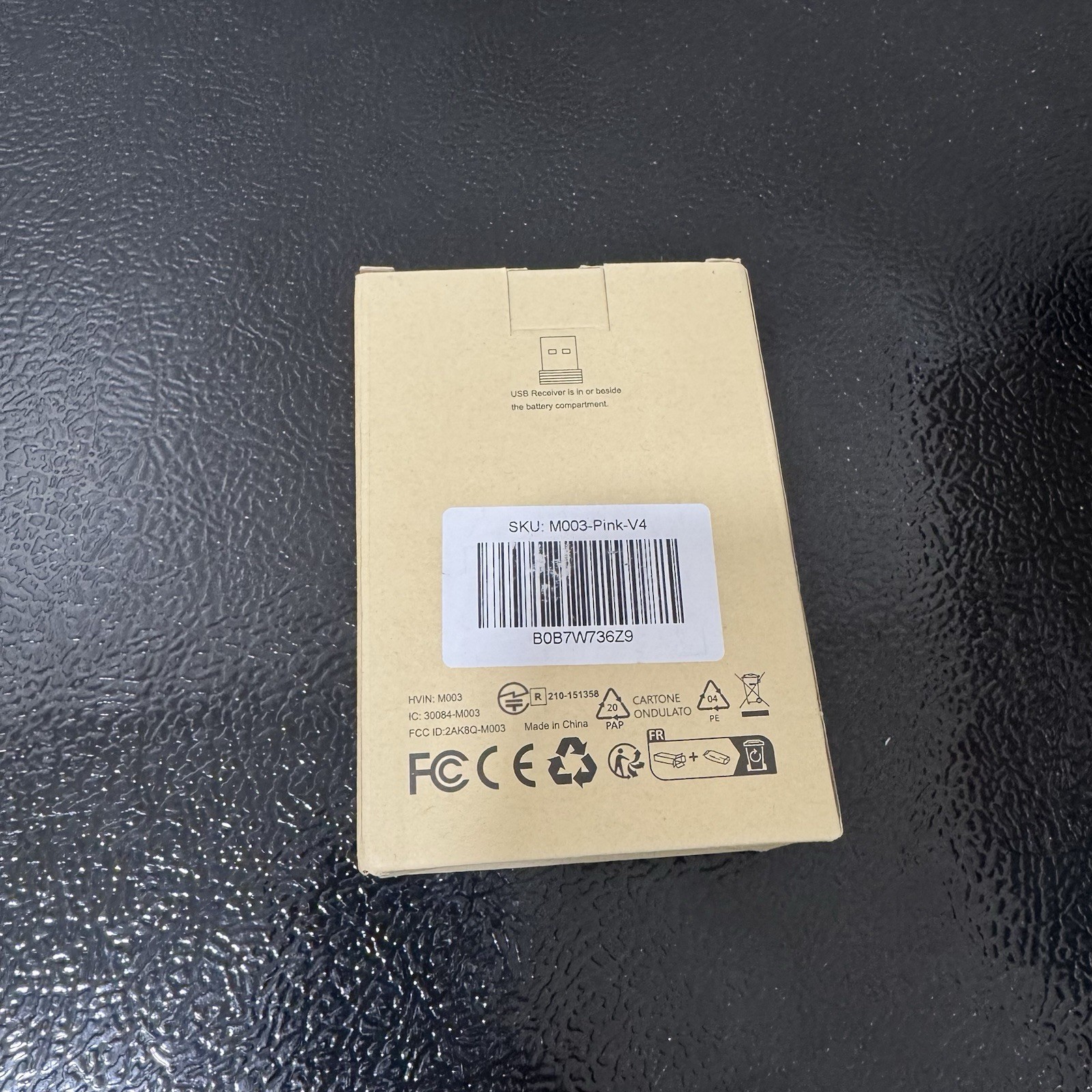 Tecknet M003 Pink Cordless Mouse