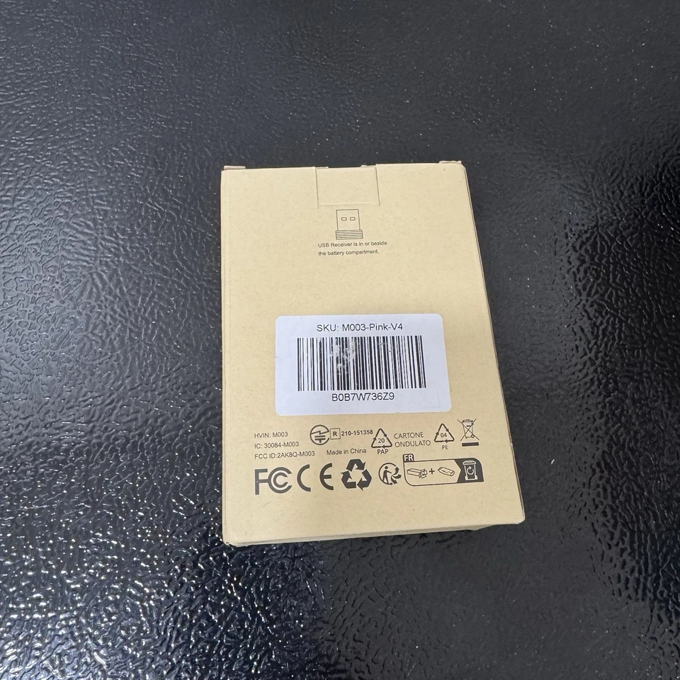 Tecknet M003 Pink Cordless Mouse - Image 3 of 4