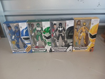 Power Rangers Lightning Collection Bundle 4PK GREEN BLACK BLUE YELLOW CASE FRESH