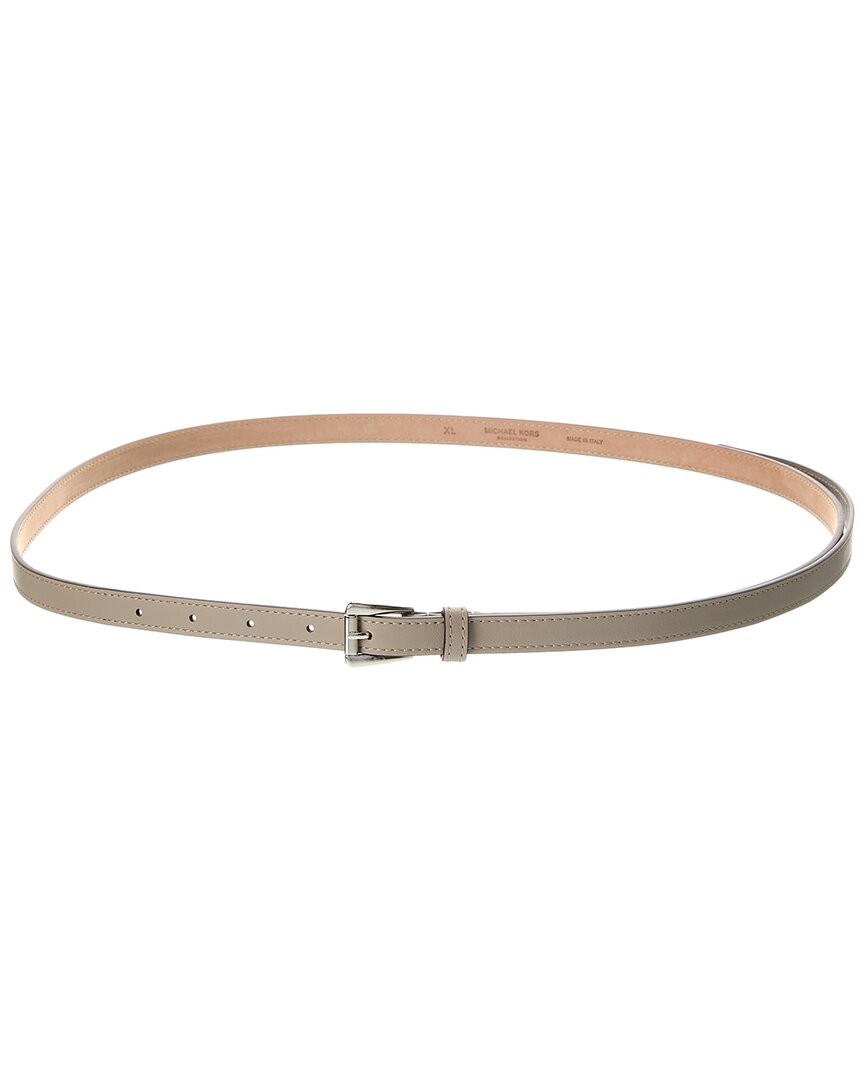 Кожаный ремень трапециевидной формы из коллекции Michael Kors женский коричневый Xl 11490₽