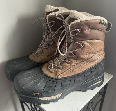 SALOMON Scrambler FG TS Mens WaterProof Contragrip Hiking Snowshoe Boots Size 13