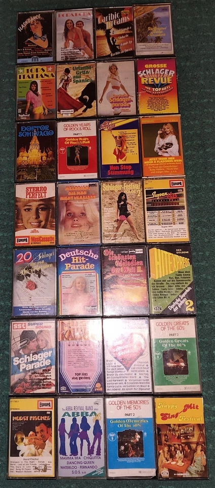 XXL Schlager & Oldies Paket  -  28 Musikkassetten im Set  -  Selten! - Bild 3 von 4